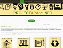 Tablet Screenshot of projectapa.info